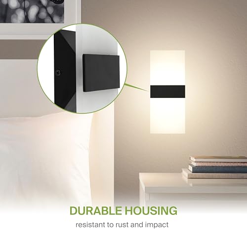 14 Inch Indoor LED Wall Sconce (2 Count)