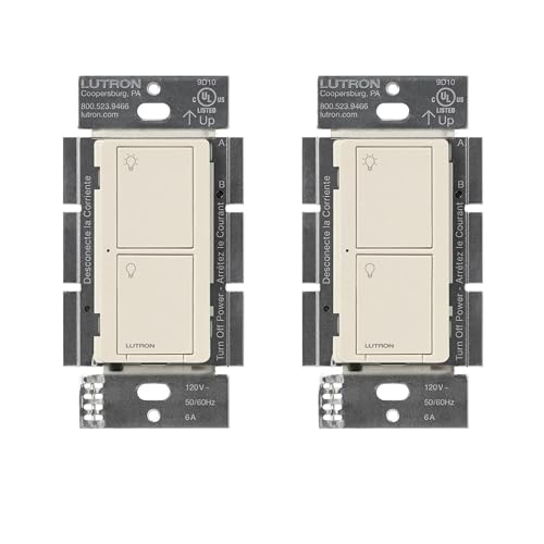 Caseta Smart Light Switch for Lighting and Fans (2 Count)