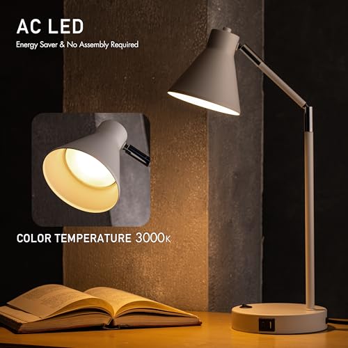 Astrum LED Desk Lamp with Dual USB Charging Ports