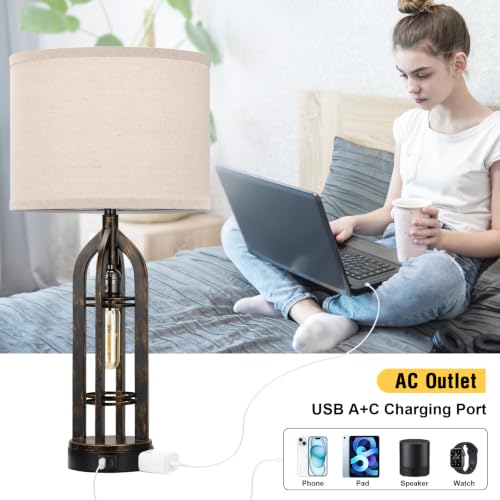 Table Lamps for Living Room (2 Count)