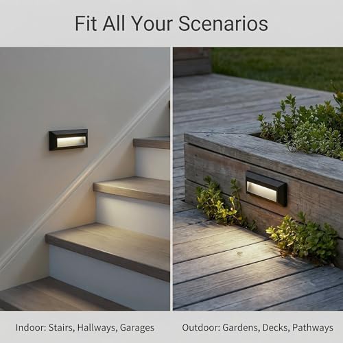 LED Step Stair Lights 110V (6 Count)