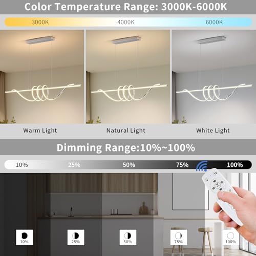 Modern LED Pendant Lights Kitchen Island