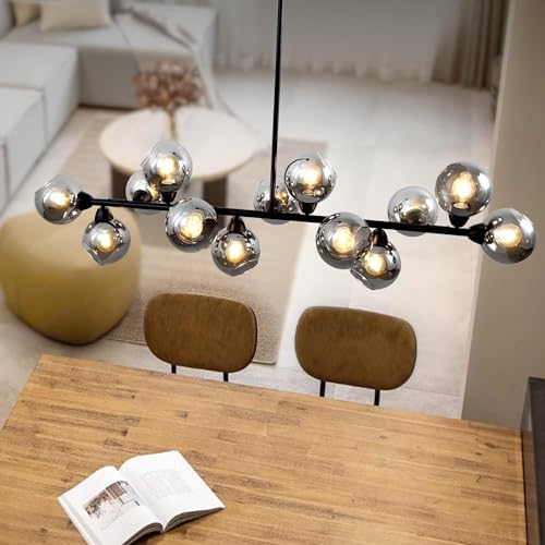 Linear Chandelier Dining Room 59 Inch Sputnik Island Pendant Light