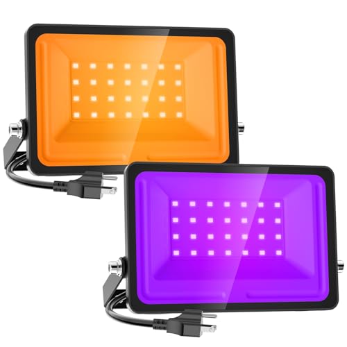 Orange and Purple Halloween Lights (Orange and Purple)
