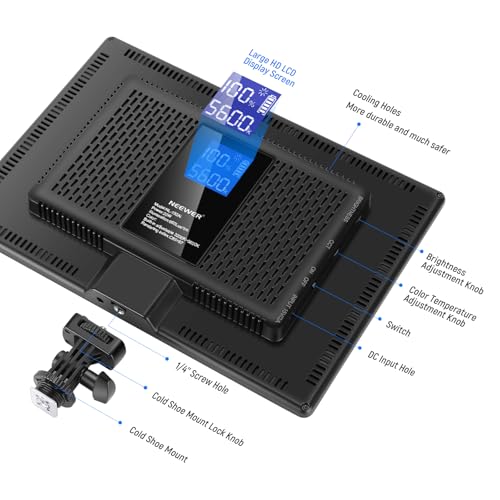 13" LED Video Light Panel