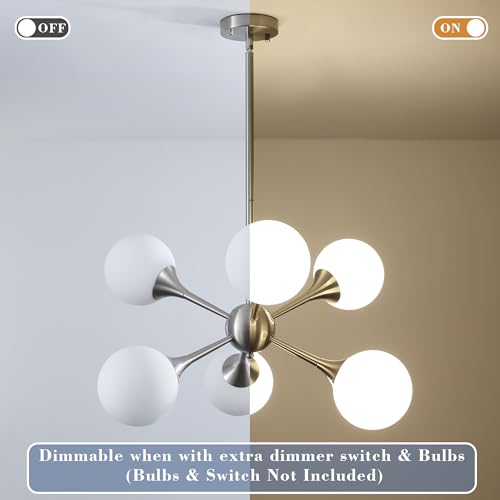26" Sputnik Chandelier 6