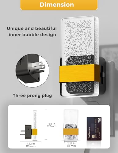 Night Light Bathroom Night Lights Plug into Wall Light Sensor