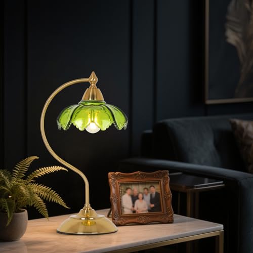 Glass Beside Table Lamp for Bedroom