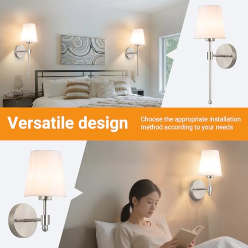 Battery Operated Wall Sconces Set Of 2