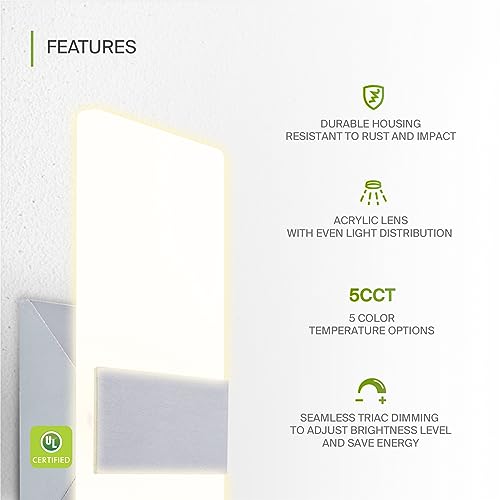 12 Inch Indoor LED Wall Sconce