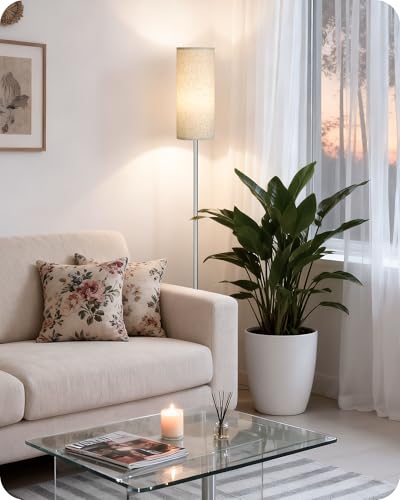 Dimmable Floor Lamps for Living Room with Remote and Foot Switch