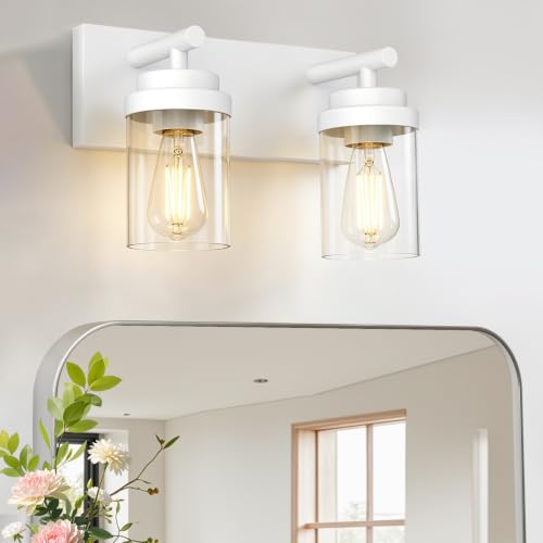 Bathroom Light Fixture White