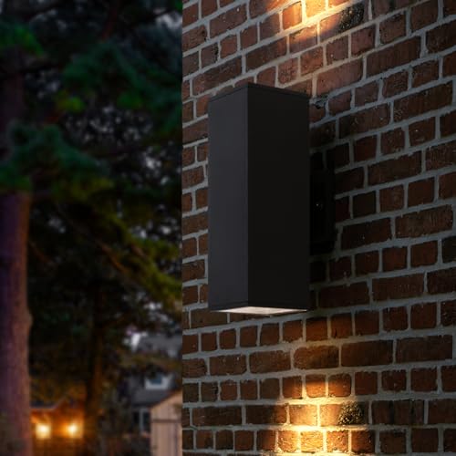 14" Modern Outdoor Porch Light in 2 Lights (2 Count)