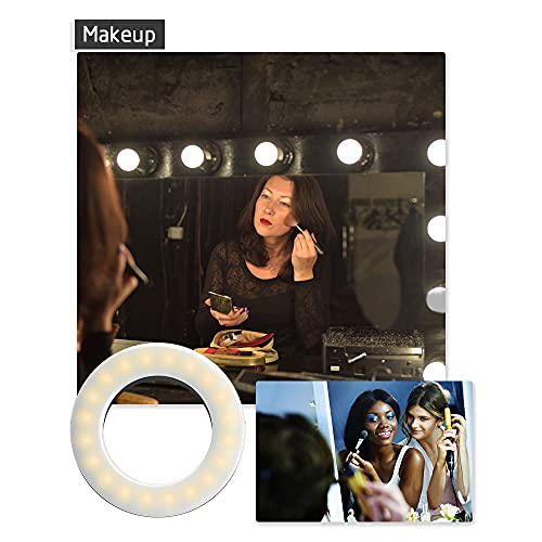 Selfie Ring Light Rechargeable Portable Clip