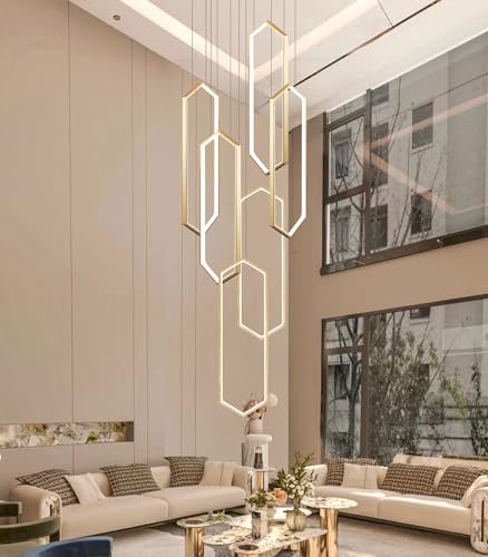 6 Rings Chandelier Modern