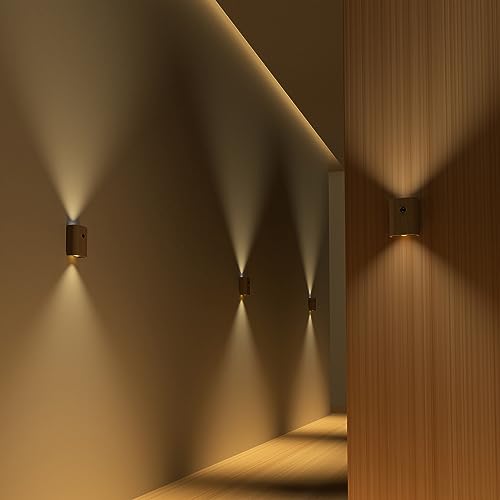 1 Pack Wood Step Light with Motion Sensor