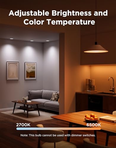 BR30 Smart Light Bulbs 850 LM (6 Count)