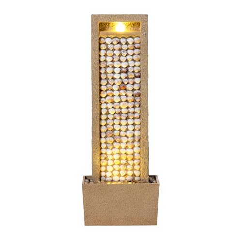 Coastal Seashells Design Outdoor Water Fountain
