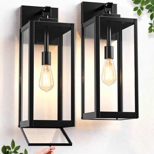 20" Large Outdoor Wall Lights (2 Count)