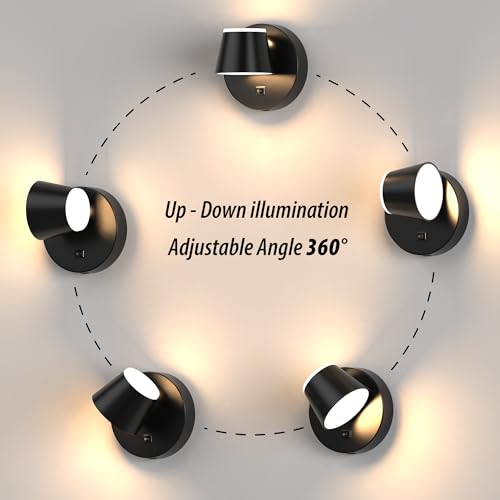 Battery Operated Wall Sconce with Remote