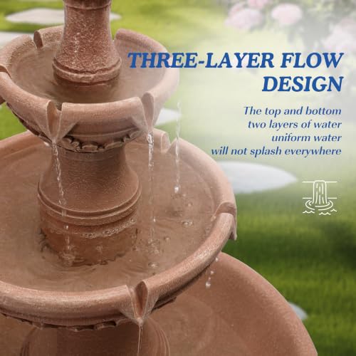 48.4" H Italian Outdoor Water Fountains