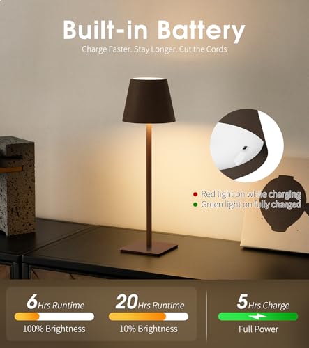 3 Pack Cordless Table Lamp (3 Count)