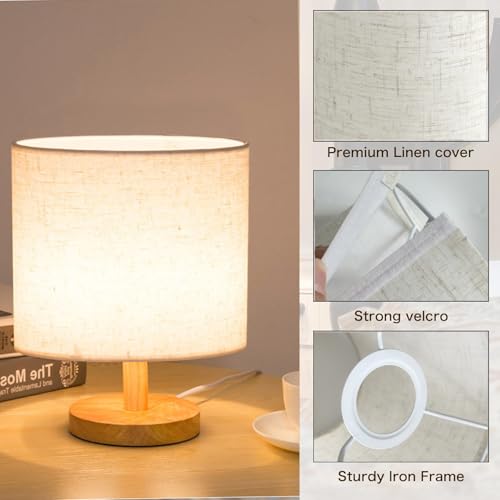 Cloth Lamp Shade Round lamp Small Drum Lamp Shades Fabric Lampshades Barrel Lamp Shades for Table Lamps Floor Lamps