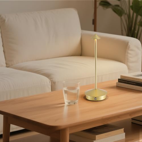 2 Pack Aluminum Cordless Table Lamp (2 Count)