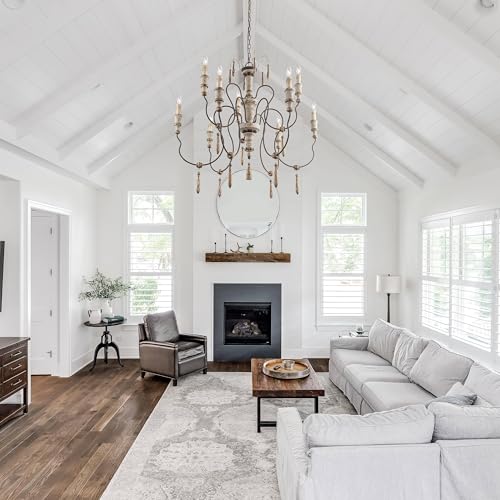 LNC 39'' Large Farmhouse Chandelier
