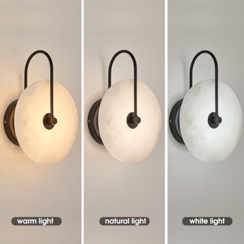 Alabaster Wall Sconces Set of 2