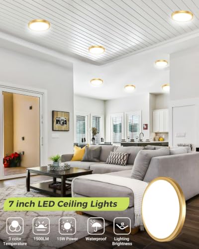 1PACK LED Flush Mount Ceiling Light