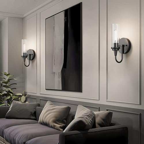 Black Wall Sconces Set of Two (2 Count)