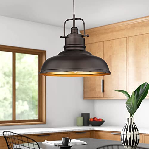 2 Pack Large Kitchen Pendant Lights 17.7 Inch (2 Count)