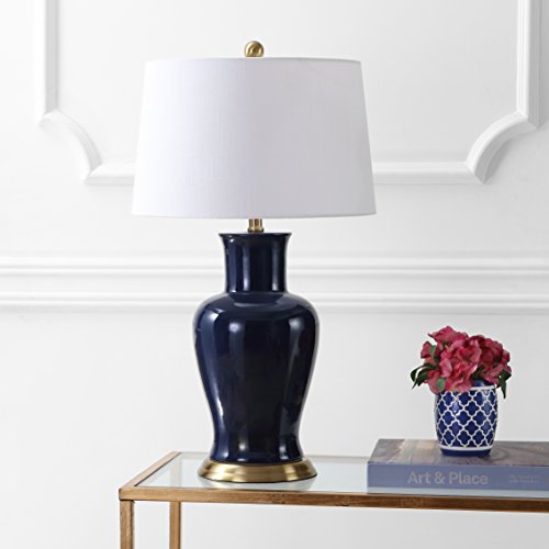 Julian Classic Ceramic Urn Metal LED Table Lamp 29"