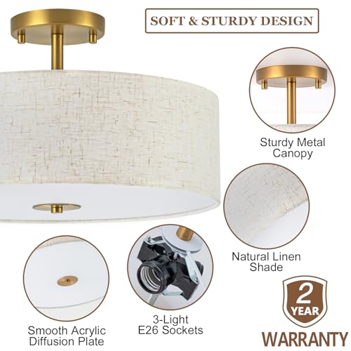 Semi Flush Mount Ceiling Light