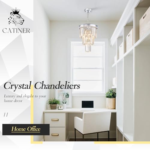12" Modern Crystal Chandeliers