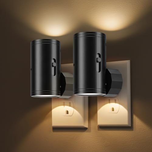 LED Night Lights Plug into Wall 2 Pack (2 Count)