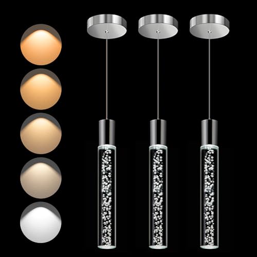 Modern LED Pendant Lights Kitchen Island Lighting (3 Count)