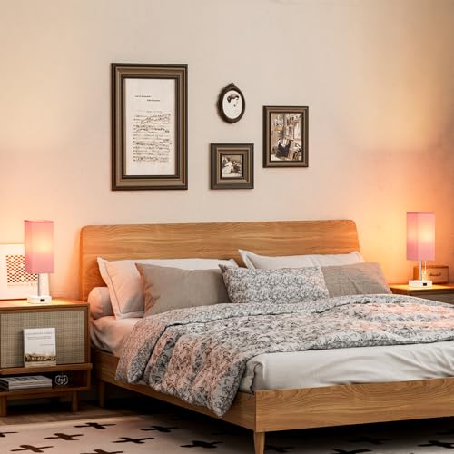 Bedside Lamp for Bedroom Set of 2 (2 Count)