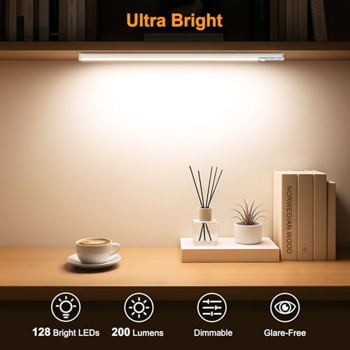 14.7inch Under Cabinet Lighting Rechargeable 2 Pack (2 Count)