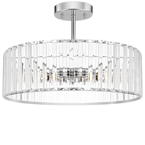 Modern Crystal Ceiling Light Fixture