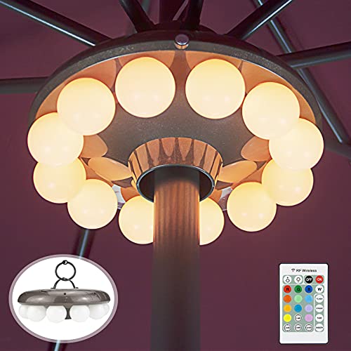 Patio Umbrella Light Outdoor with RF Remote Controll