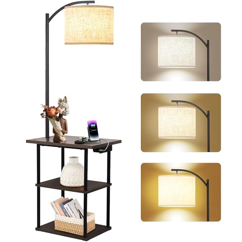 Floor Lamp with Table