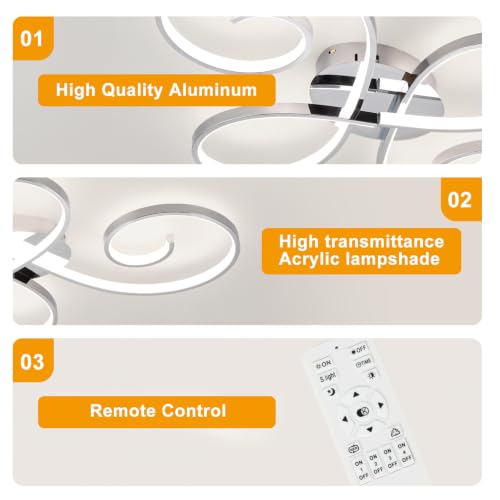 62W Modern LED Ceiling Light