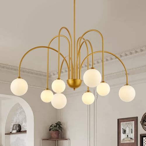 Modern Gold Sputnik Chandelier 8