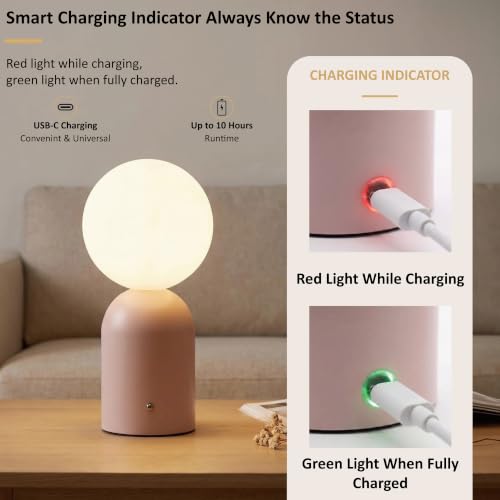 10.8” Cordless Rechargeable LED Table Lamp