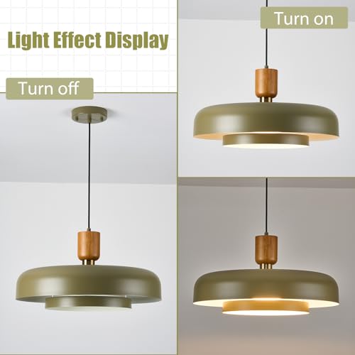 Mid Century Pendant Light 19.68"