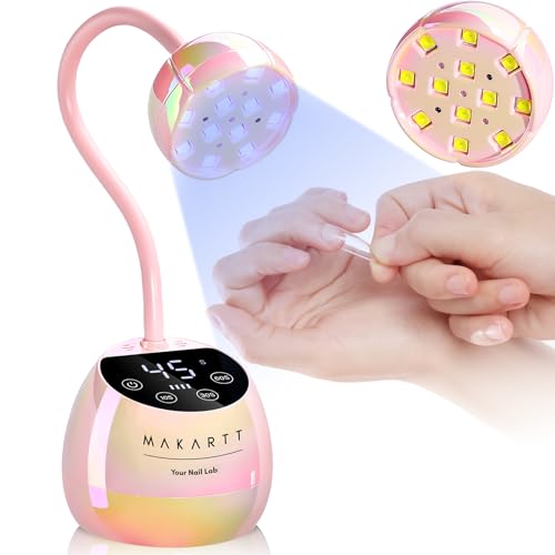 Cordless Gooseneck UV Nail Lamp for Gel