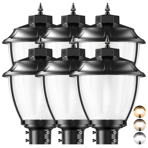 6Pack LED Post Top Light 150W (12.6 Inch)