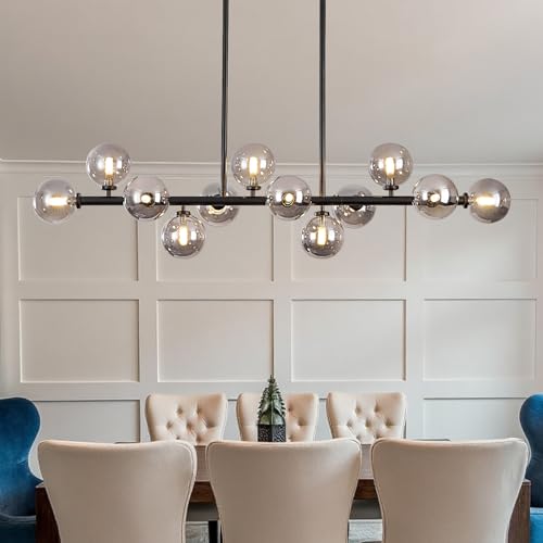 50 Inch Large Glass Globe Sputnik Chandelier